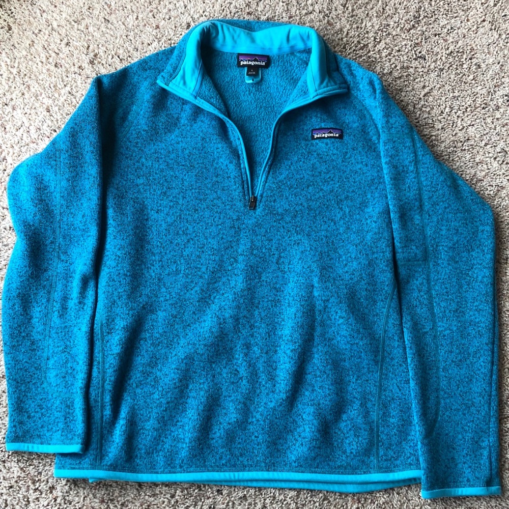 Blue Patagonia better sweater